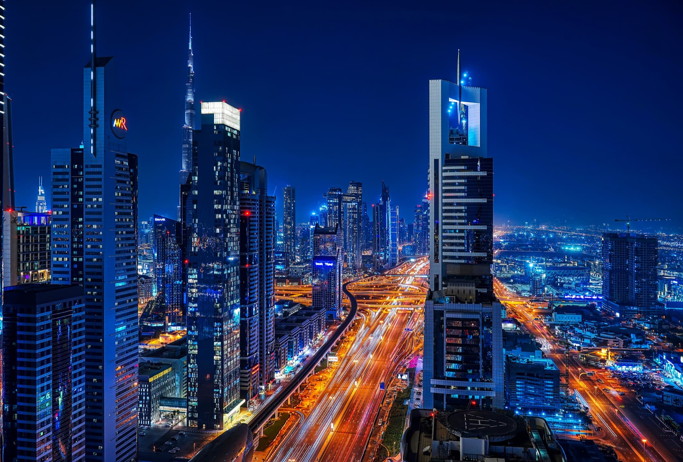 Skyline nocturno
